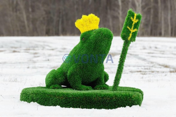 Топиари композиция жених и невеста — газон Eco + Deluxe