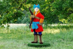 Топиари композиция жених и невеста — газон Eco + Deluxe