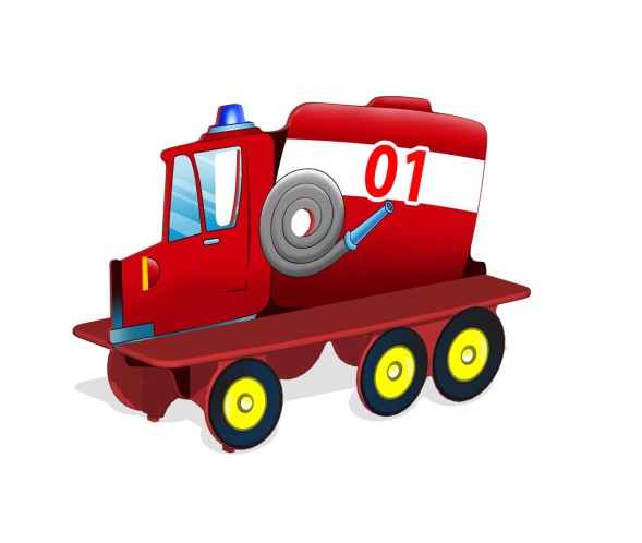 Лавочка детская двойная “МЧС”, МФ-05.17