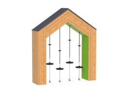 Функциональный арт-объект «Домик с лазалками», 244.03.01