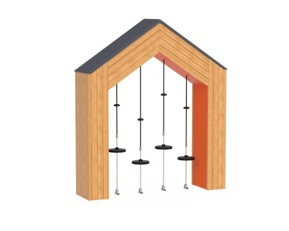 Функциональный арт-объект «Домик с лазалками», 244.03.01