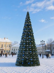 Уличная каркасная елка «Уральская» 12 м
