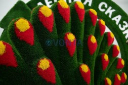 Топиари павлин Челли, h=175 см- газон Eco