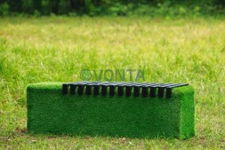 Топиари лавочка Мариэль, бук — газон Premium