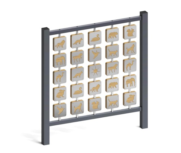 Развивающая панель “Животные”, МФ-120