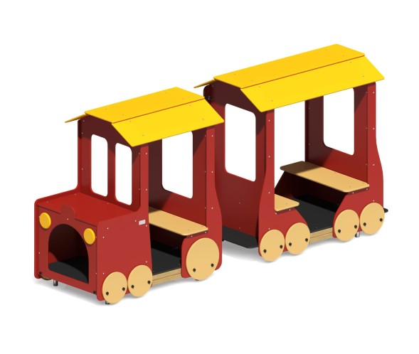 Игровое оборудование “Паровоз с вагончиком”, ИО-01.4