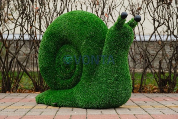Топиари улитка садовая, h=70 см- газон Eco+
