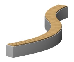 Скамья – настил “Сад”, ПМ-08.1