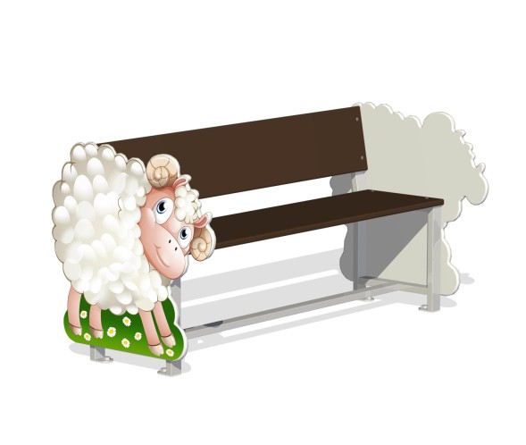 Лавочка детская “Барашек”, МФ-32.18