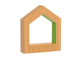 Функциональный арт-объект «Домик-скамейка», 244.02.01