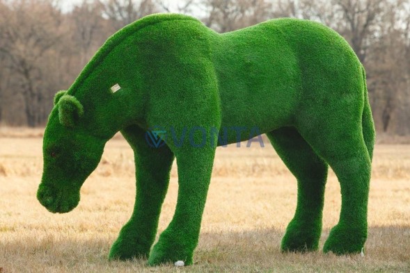 Топиари лошадь, Марта — газон Premium