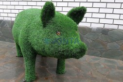 Топиари поросенок Пузан, модель 1 — газон Eco
