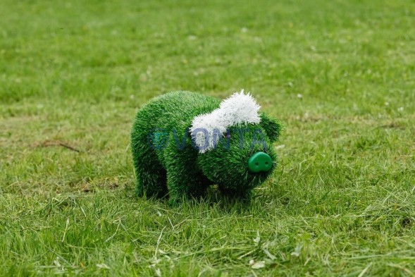 Топиари композиция поросята, детвора, 3 шт — газон Eco