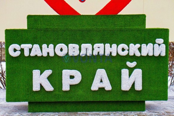 Топиари стела любимый край — газон Eco h400