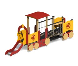 Игровой комплекс “Паровоз с открытым вагончиком”, ИО-01.2