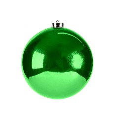 Шар глянцевый, зеленый, 10 см, 12 см, 15 см