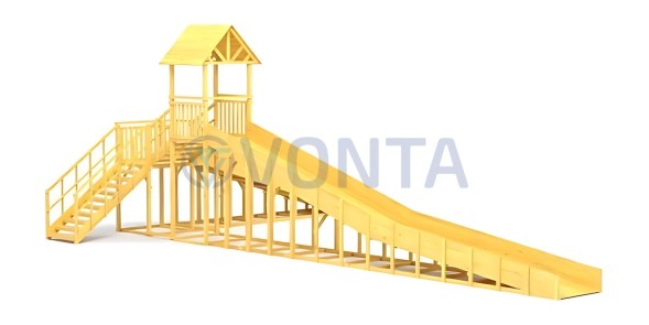 Зимняя горка Савушка Зима Wood 10