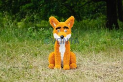 Топиари композиция лис и мышонок — газон Eco