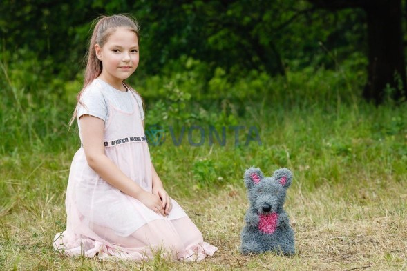 Топиари композиция лис и мышонок — газон Eco