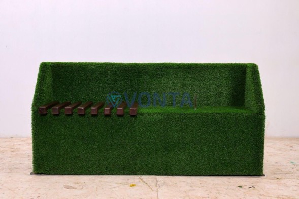 Топиари лавочка, фотозона, модель 1, L=175 см — газон Eco