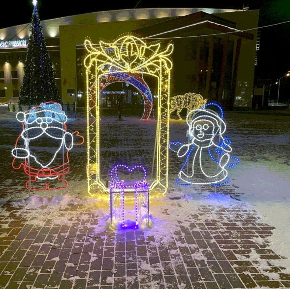 Световая фотозона « Праздничная рамка для селфи»