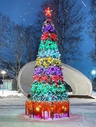 Ель каркасная «Светодинамическая Евро» - 13 м