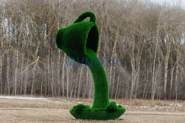 Топиари летящая чашка — Газон Deluxe