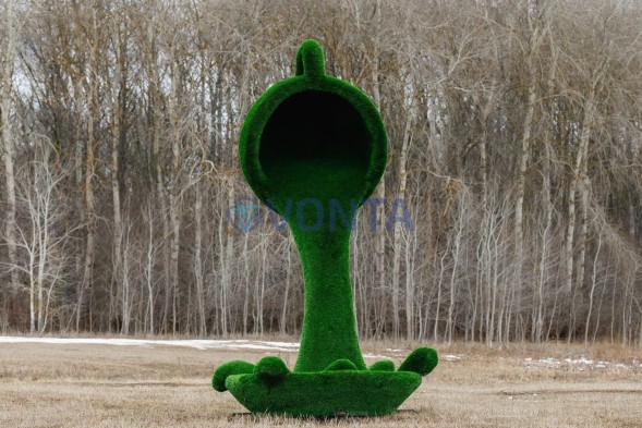 Топиари летящая чашка — Газон Deluxe