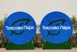 Топиари логотип круглый, №2 — газон Eco