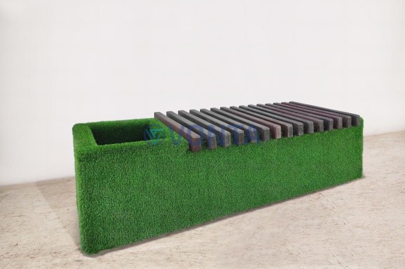 Топиари лавочка с нишей — газон Есо