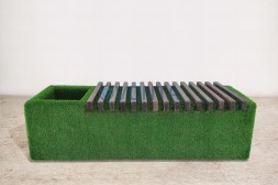 Топиари лавочка с нишей — газон Есо