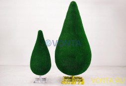 Топиари композиция капли 2шт — газон Deluxe Green