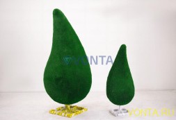 Топиари композиция капли 2шт — газон Deluxe Green