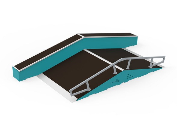 Фанбокс с кинг - боксом и рейлом 0704, 623.07.04