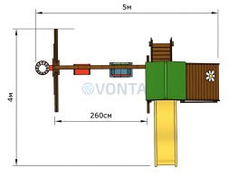 Детская площадка Romashka 2 Plus