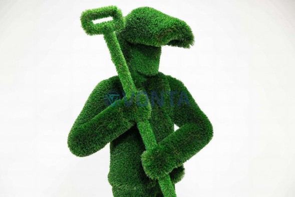 Топиари композиция сталевары — газон Deluxe