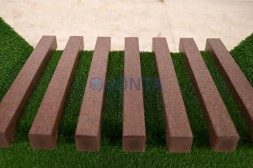 Топиари лавочка, темная, полимерная доска, L=150 см — газон Eco