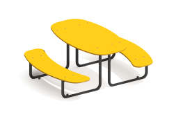 Стол со скамейками, МФ-10.7