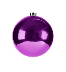 Шар глянцевый, фиолетовый, 10 см, 12 см, 15 см