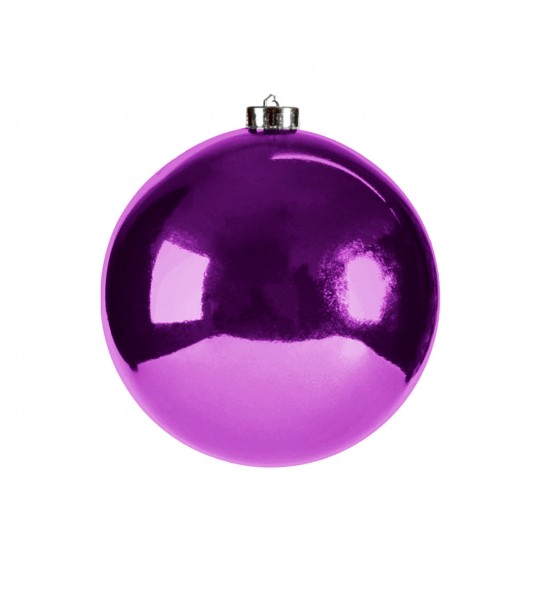 Шар глянцевый, фиолетовый, 10 см, 12 см, 15 см