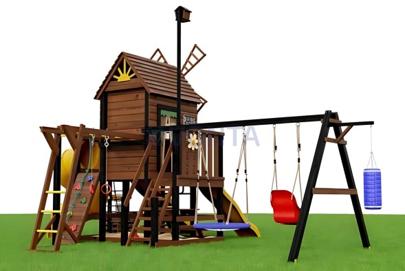 Детская площадка Мельница Marvill 6 игровой колодец Reverso