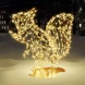 Светодиодная фигура Белка золотая Premium 1 м., (OL322)
