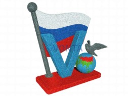 Топиари композиция стела V — газон Eco