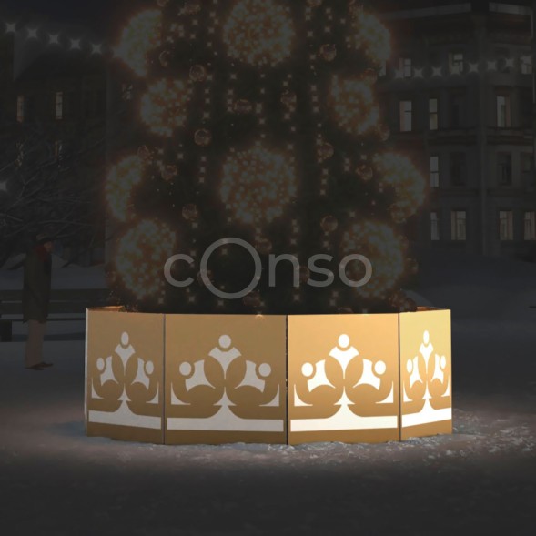 Ограждение «Золотой рисунок»