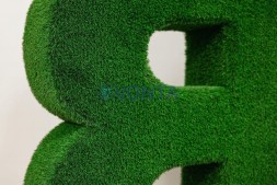 Топиари буква Я, h=100см — газон Deluxe