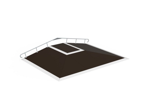 Фанбокс с рейлом и пирамидой 0705, 623.07.05