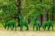 Топиари олень, самочка — газон Eco