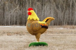 Топиари композиция курятник — газон Eco + Deluxe