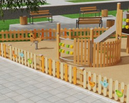 Ограждение «Птички» (Для комплектности необходимы стойки), 181.11.01/181.11.02/181.11.03