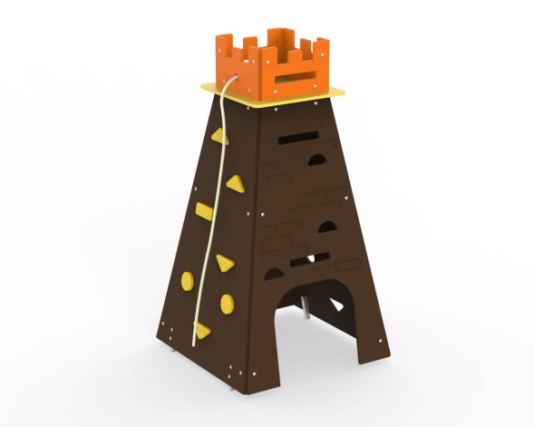Башня для лазания с канатом